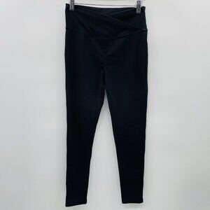RB3 Active Womens Size Medium Crossover Front Athletic Leggings in Black 2519